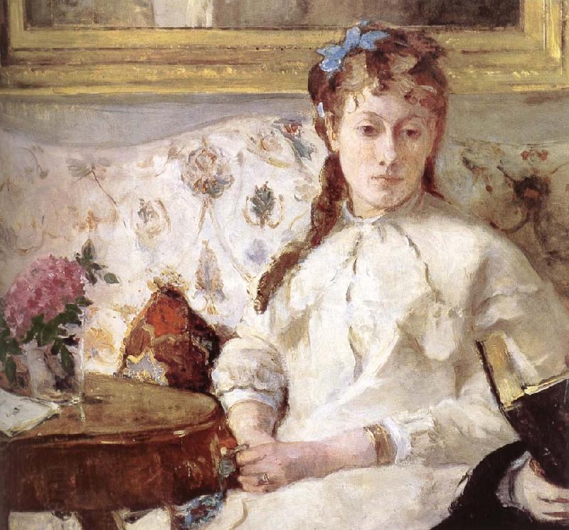 Berthe Morisot Detail of artist-s mother and his sister